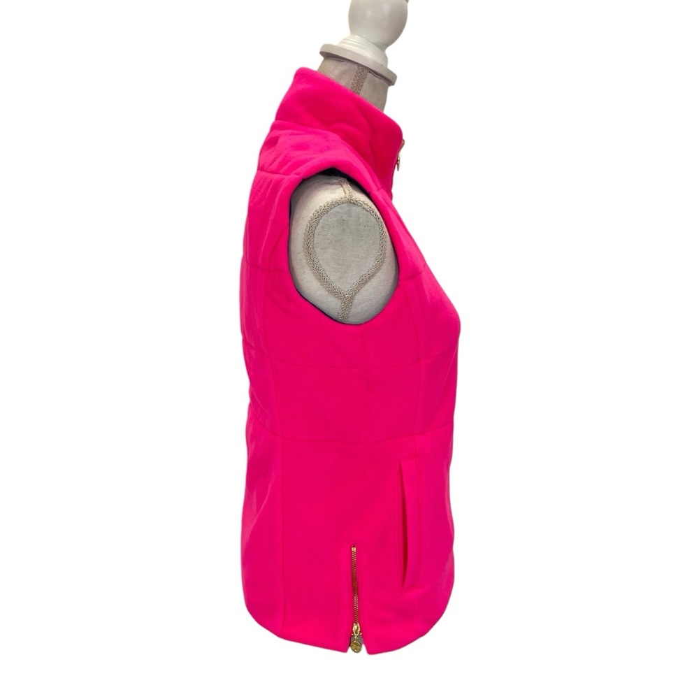 NWT Lilly Pulitzer Brooklee Reversible Vest Small Pink/Navy - Picture 5 of 16